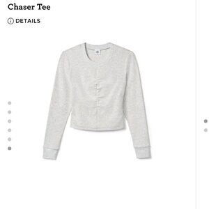 CAbi Light Gray Cropped Cardigan